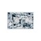 World Rug Gallery Contemporary Chic Abstract Design Area Rug 2'x3' Blue 937BLUE2X3 - alternate 6